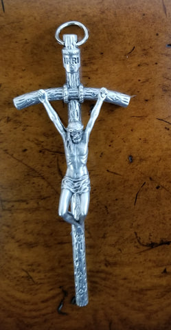 Crucifix - Wall, pewter