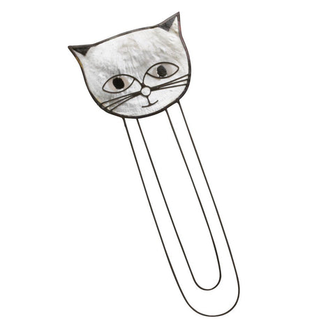 Bookmark - Capiz Cat Bookmark
