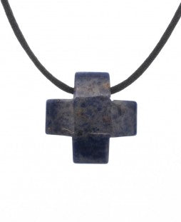 Jewelry - Sodalith Cross Pendant