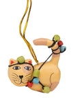 Christmas - Tangled Up Cat Ornament