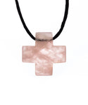 Jewelry - Rose Quartz Cross Pendant