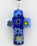 Jewelry - Cross of Faith Murano Glass Pendant